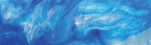 1 1/2" X 1 1/2" X 6" Game Call Blue & White Acrylester #36 1