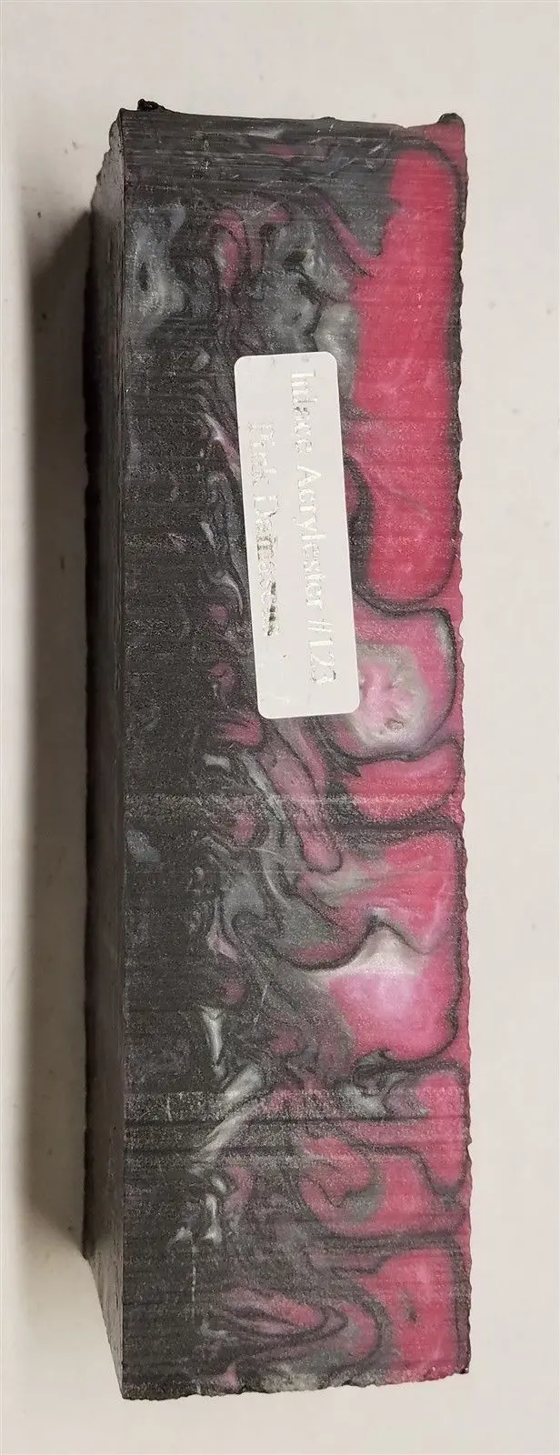 1 1/2" X 1 1/2" X 6" Game Call Pink Damascus Acrylester #123 1
