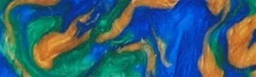1" X 1 1/2" X 5" Knife Blank Desert Oasis Acrylester #65 1