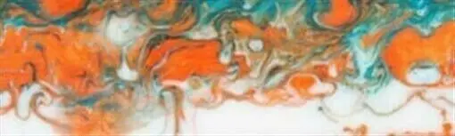 1" X 1 1/2" X 6" Knife Blank (1 Pc) Dolphins Acrylester #55 1