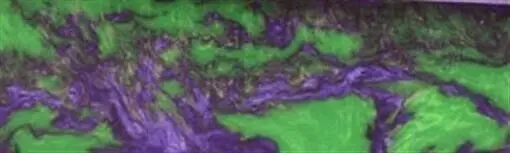 1" X 1 1/2" X 6" Knife Blank (1 Pc) Nuclear Grape Acrylester #109 1