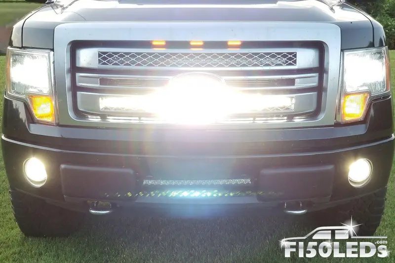 2009-14 F150 44" Paladin 210W Curved Lower Grille Led Bar 1