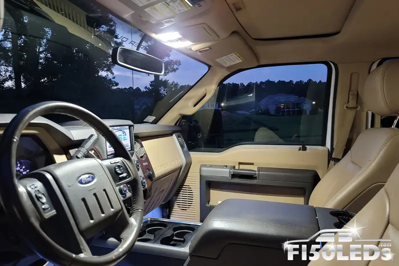 2011-16 Super Duty Front Interior Map Led Bulbs 1