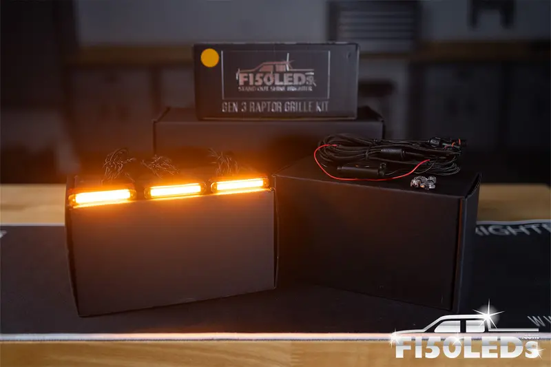 2011-16 Super Duty Raptor Style Extreme Led Grill Kit 1