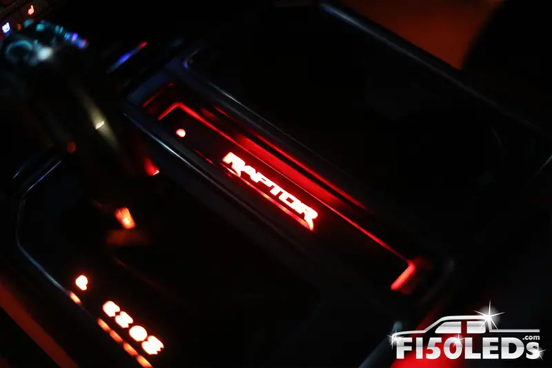 2017 - 2020 F150 Raptor Led Console Tray Rgb Light 1