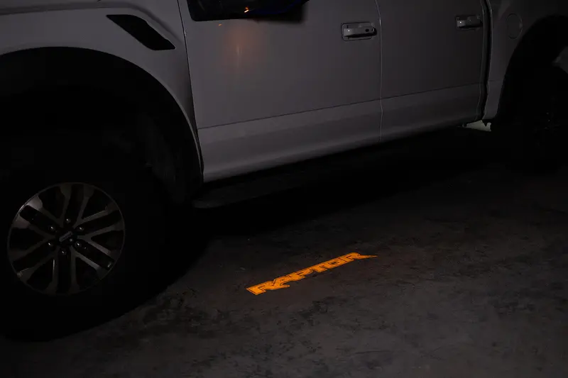 2017 - 2020 F150 Raptor Led Mirror Logo Puddle Lights 1