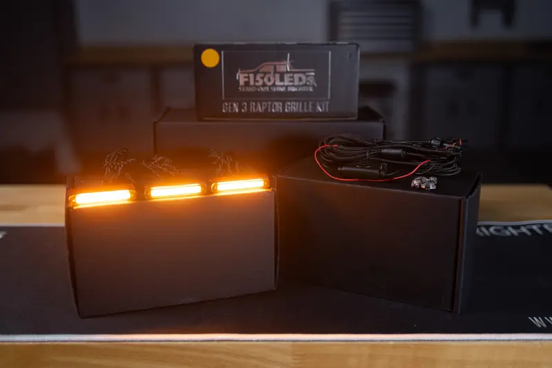 2019 - 2023 Ford Ranger Raptor Style Extreme Led Grill Kit 1