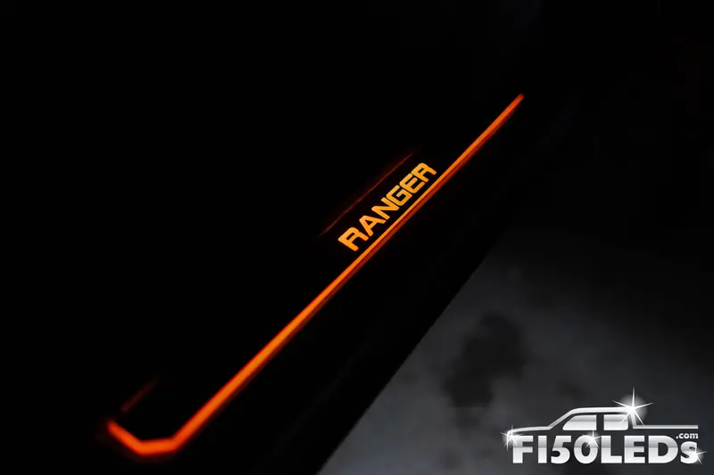 2019 - 2023 Ford Ranger Rgb Led Door Sill Kit 1