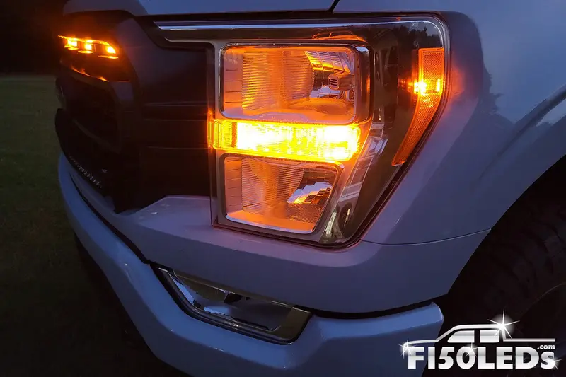 2021 - 2023 F150 Front Running & Blinker Led Bulbs 1