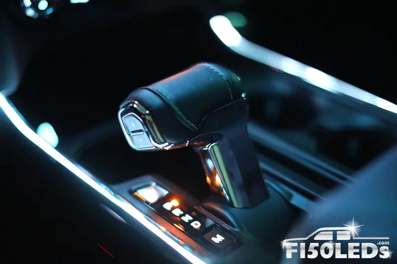 2021 - 2023 F150 Interior Console Accent Lighting 1