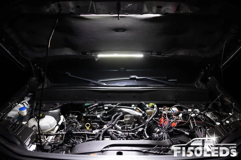 2021 - 2026 Bronco Sport Led Automatic Engine Bay Hood Light Kit 1