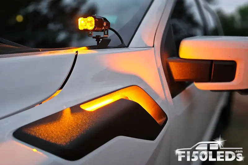 2021 - 2026 F150 Raptor Side Vent Led Lighting 1