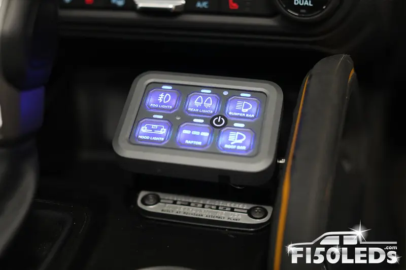 2021 - 2026 Ford Bronco Led Aux Switch Panel 1