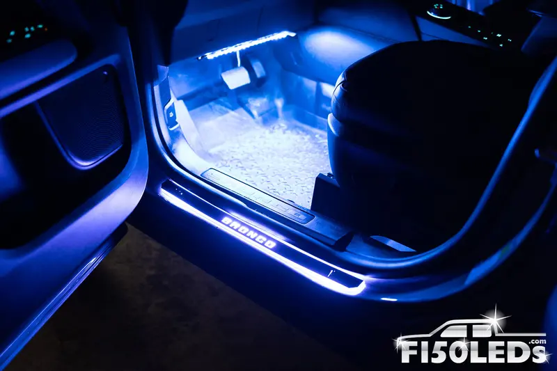 2021 - 2026 Ford Bronco Sport Rgb Led Door Sill Light Kit 1