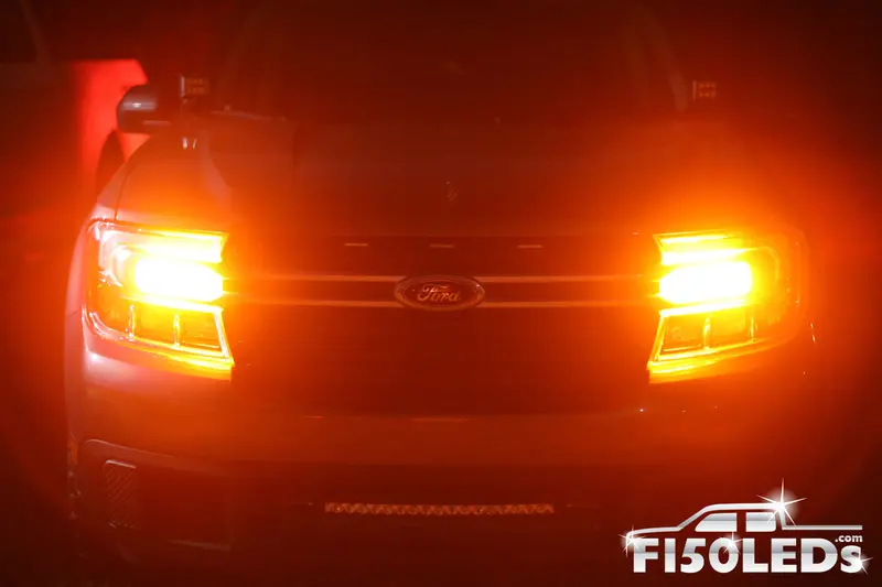 2022 - 2026 Ford Maverick Cree Front Running & Blinker Led Light Bulbs 1