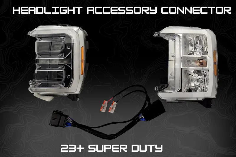 2023-2026 Super Duty Plug & Play Headlight Accessory Connector 1