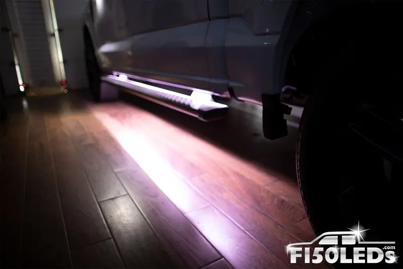 2024 - 2026 F150 Running Board Area Premium Led Light Kit 1