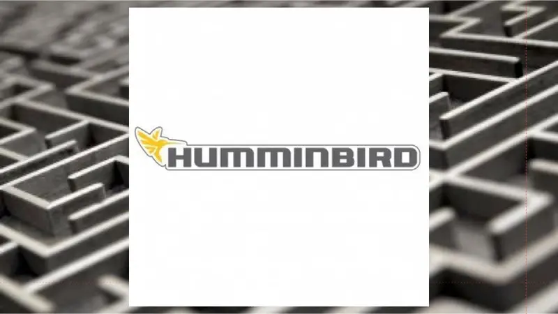 24" Humminbird Carpet Decal 1