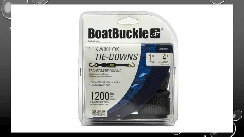 4 Ft Kwik-Lok Transom Tie-Downs 1 Inch 1