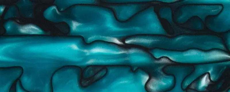 Abalone Btw1kb Acrylic (1 Pc) Knife Blank 1" X 1 1/2" X 6" 1