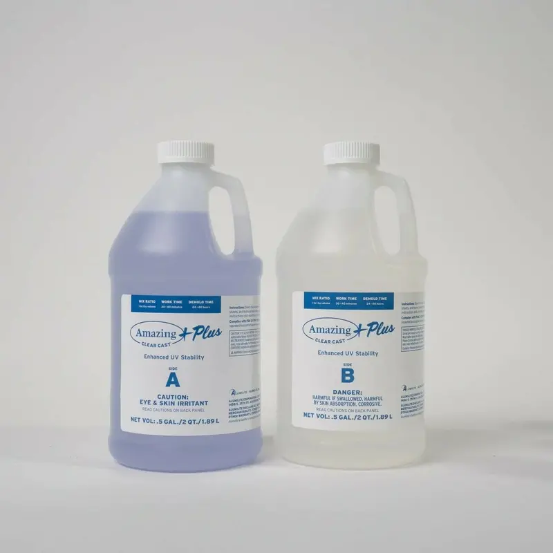 Alumilite's Amazing Clear Cast +Plus+ 128 Oz. Kit (1 Gallon Kit) 1