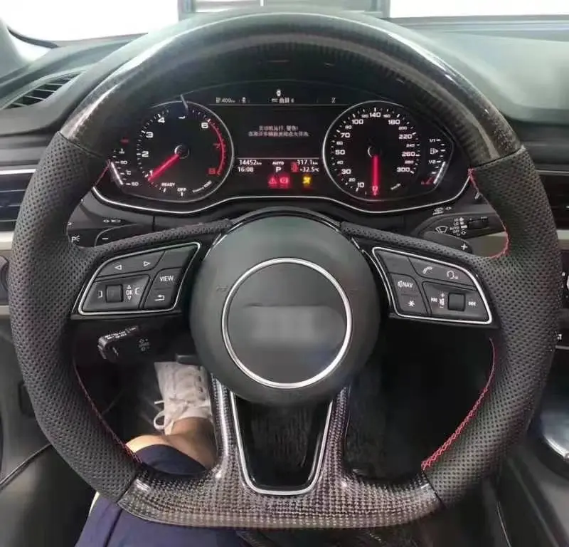 Audi A1 (8X) Sportback 2017+ Carbon Fiber Steering Wheel 1
