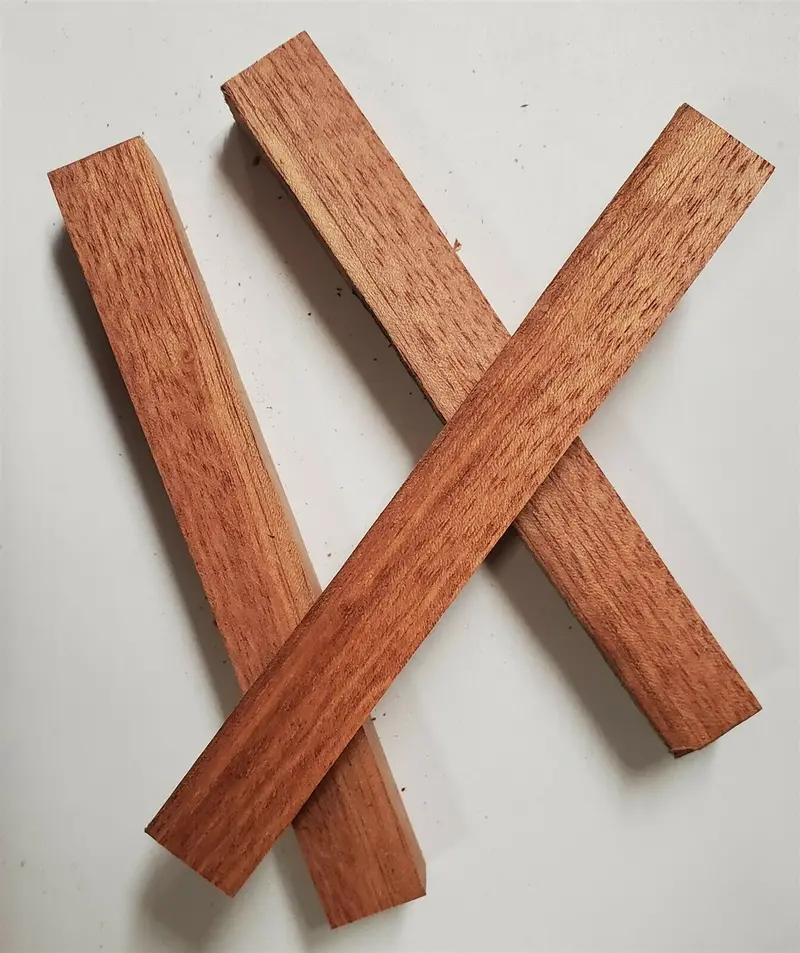 Bloodwood (1 Pc) Pen Blank 5/8"Sq X 5" - (2) 1