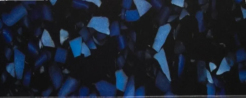 Blue Chip Stock Btw9kb Acrylic (1 Pc) Knife Blank 1" X 1 1/2" X 6" 1