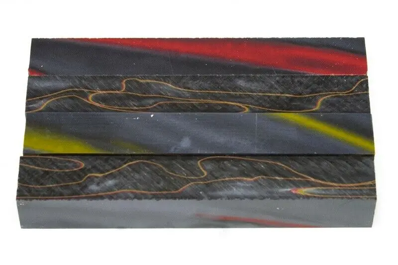 Blue Fire Acrylic Pen Blank 3/4"X3/4"X3" Btwpbm1115short3 (1 Pc) 1
