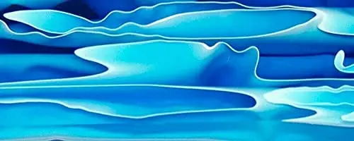 Blue Topaz Water Btw13ksm Acrylic (2 Pc) Knife Scaless 1/4" X 1 1/2" X 5" 1