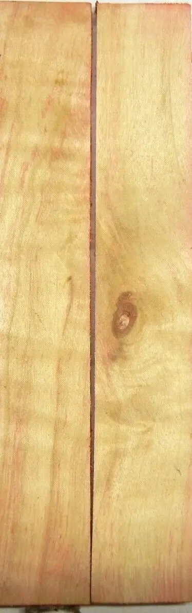 Box Elder Flamed (2 Pc) Knife Scales 3/16" X 1" X 6" - 1116 1