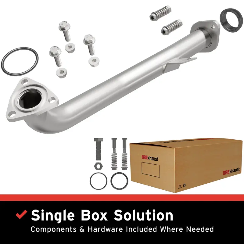 Brexhaust 1996-2000 Honda Civic 1.6L | 1996-1997 Honda Civic Del Sol S 1.6L Direct-Fit Exhaust Front Pipe Kit 107-0013 1