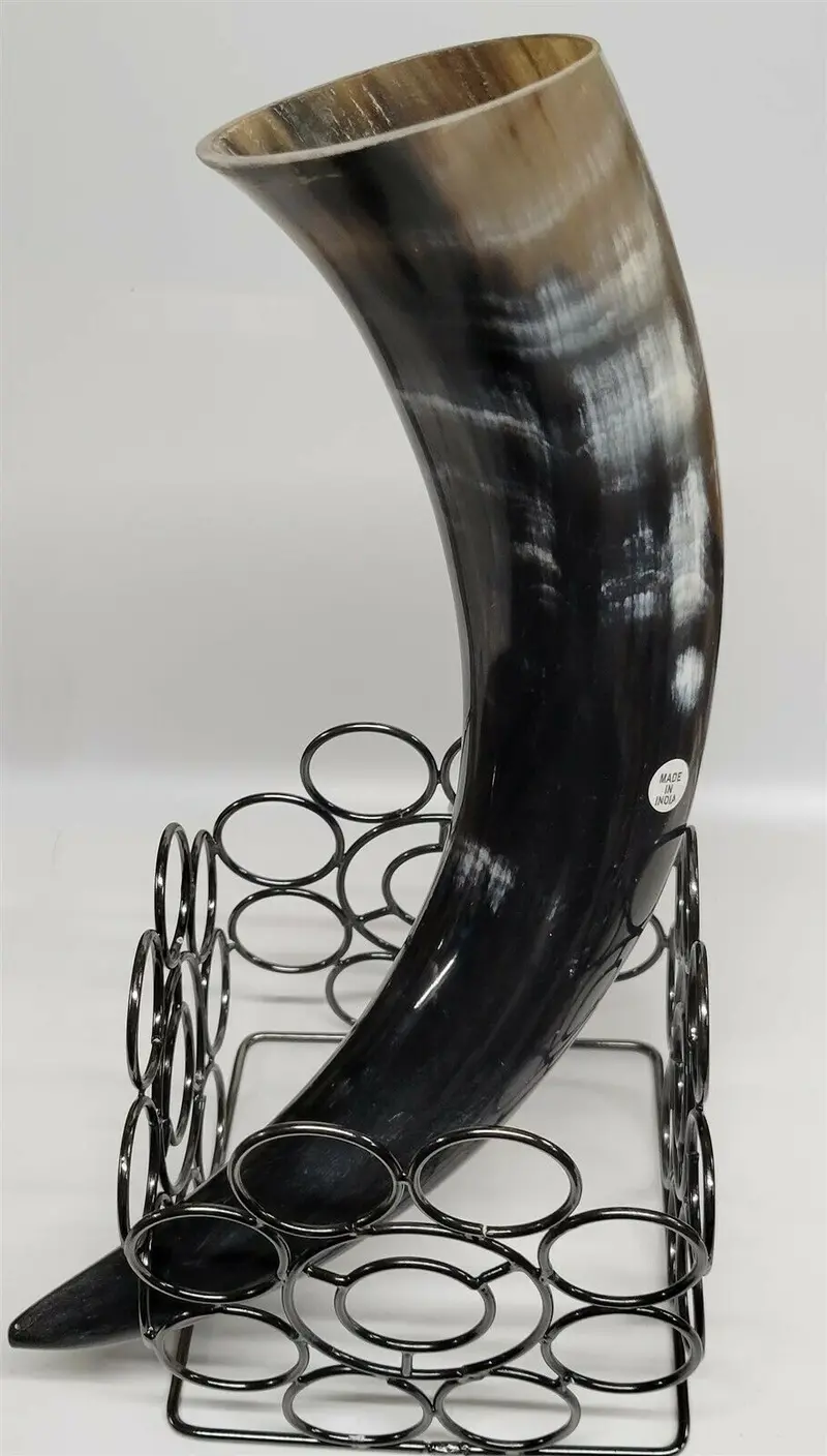 Buffalo Horn W A 5"X5" Square Dark Stand 9" 1