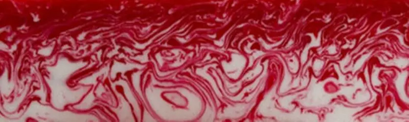 Candy Cane Acrylester #132 (1 Pc) Pen Blank 5/8"Sq X 5" 1