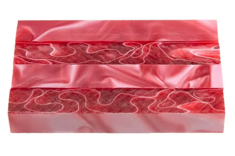 Candy Cane Acrylic Pen Blank 3/4"X3/4"X3" Btwpbm1223 1Pc Short 1