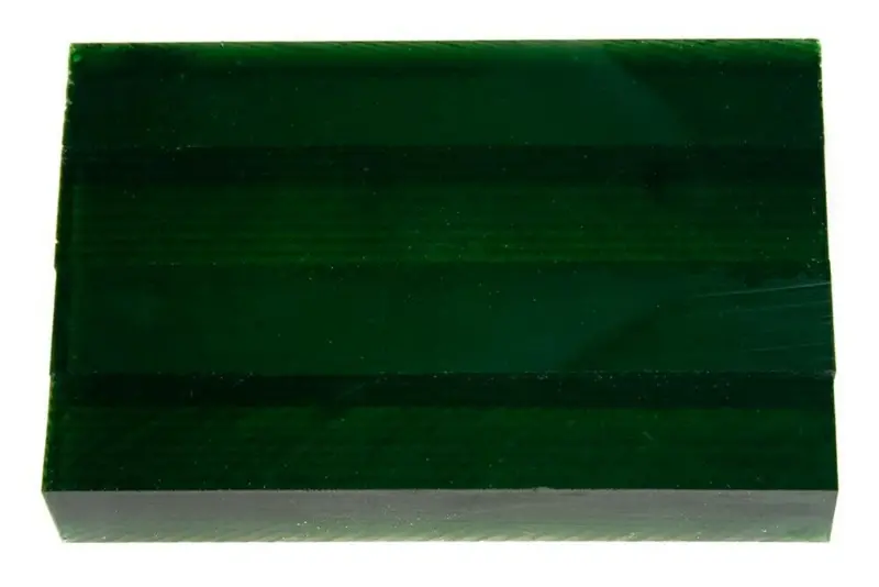 Chartreuse Pinstripe Acrylic Pen Blank 3/4"X3/4"X3" Btwpbm1227 1Pc Short 1