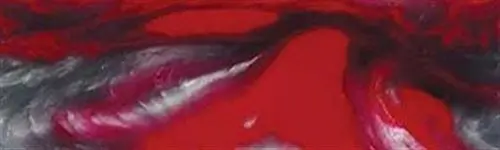Crimson & Silver Acrylester #40 5/8" X 5/8" X 5" Pen Blank (1 Pc) 1