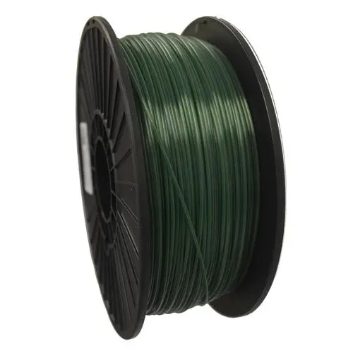 Crystal Flex 3D Filament - Crystal Green (Translucent) / 1Kg - 1.75Mm 1