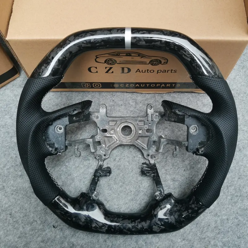 Czd 2013-2017 9Th Gen Accord Forged Carbon Fiber Steering Wheel 1
