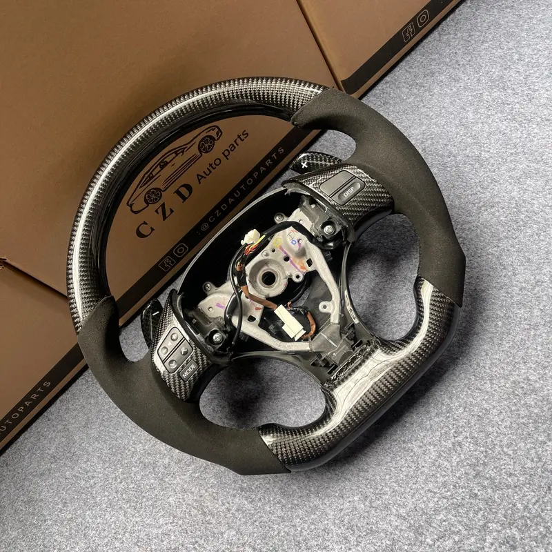 Czd Auto Parts Carbon Fiber Steering Wheel For Lexus I350 2006-2013 With Black Alcantara 1
