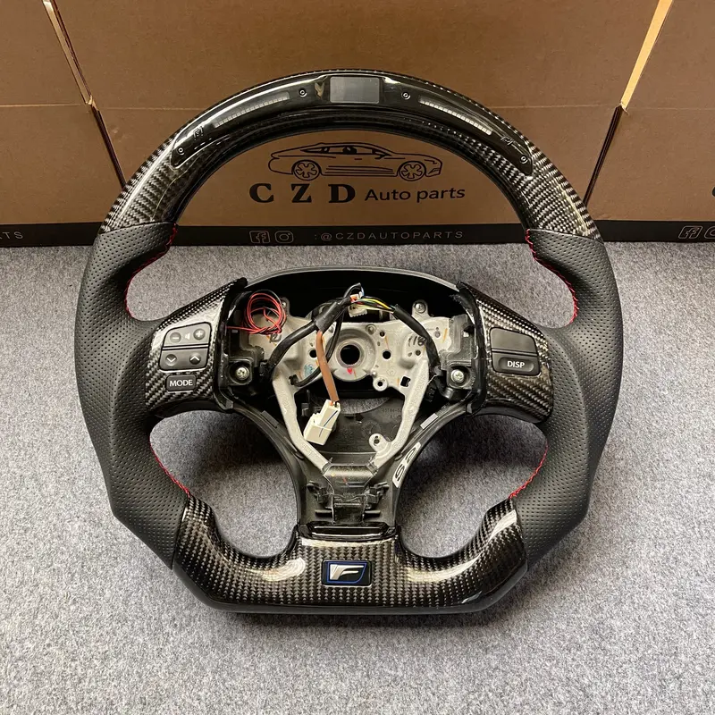 Czd Auto Parts Carbon Fiber Steering Wheel For Lexus Is250 /300 /350 2006-2013 With No Stripe 1