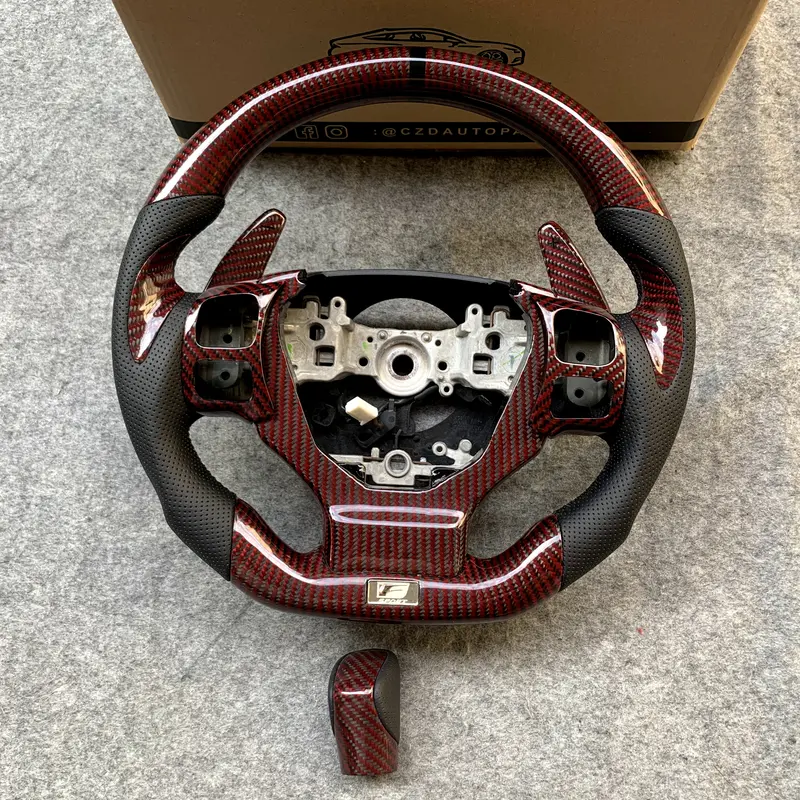 Czd Auto Parts Carbon Fiber Steering Wheel For Lexus Nx 200T 2014-2020 With Paddle Shifters 1