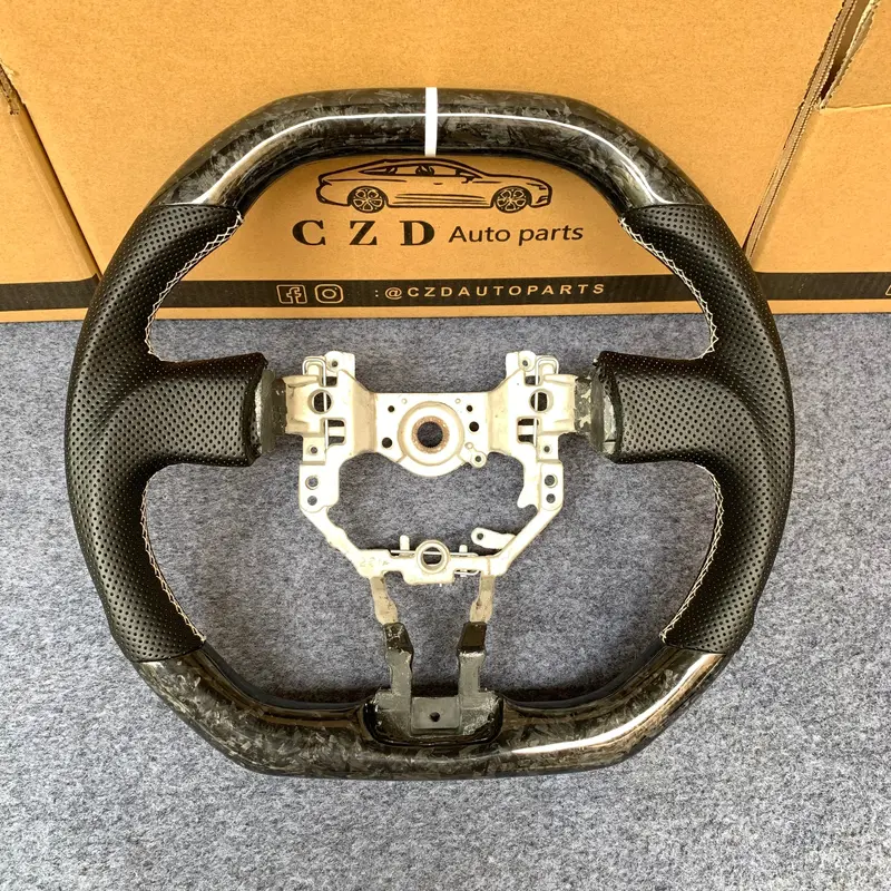 Czd Auto Parts Carbon Fiber Steering Wheel For Toyota Frs 2012-2016 With Perforated Leather 1