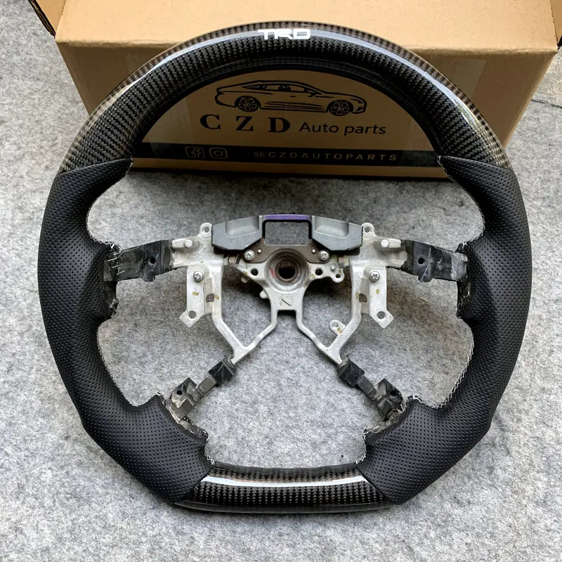 Czd Auto Parts Carbon Fiber Steering Wheel For Tundra 2007-2013 With Printing Trd Logo 1