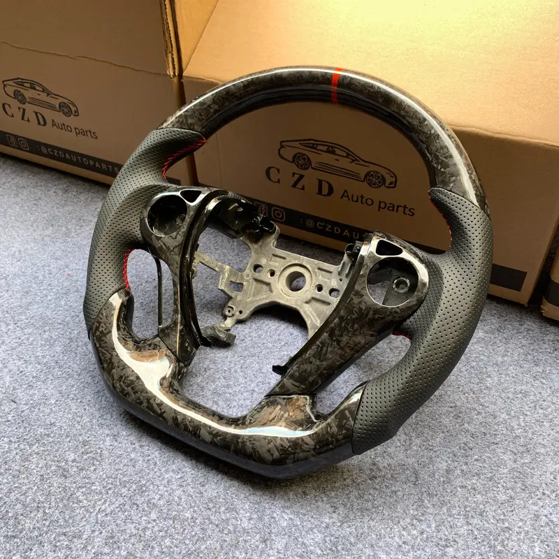 Czd Auto Parts For Honda 9Th Gen Accord Sport 4 Door Sedan 2013-2017 Carbon Fiber Steering Wheel With Forged Carbon Fiber 1