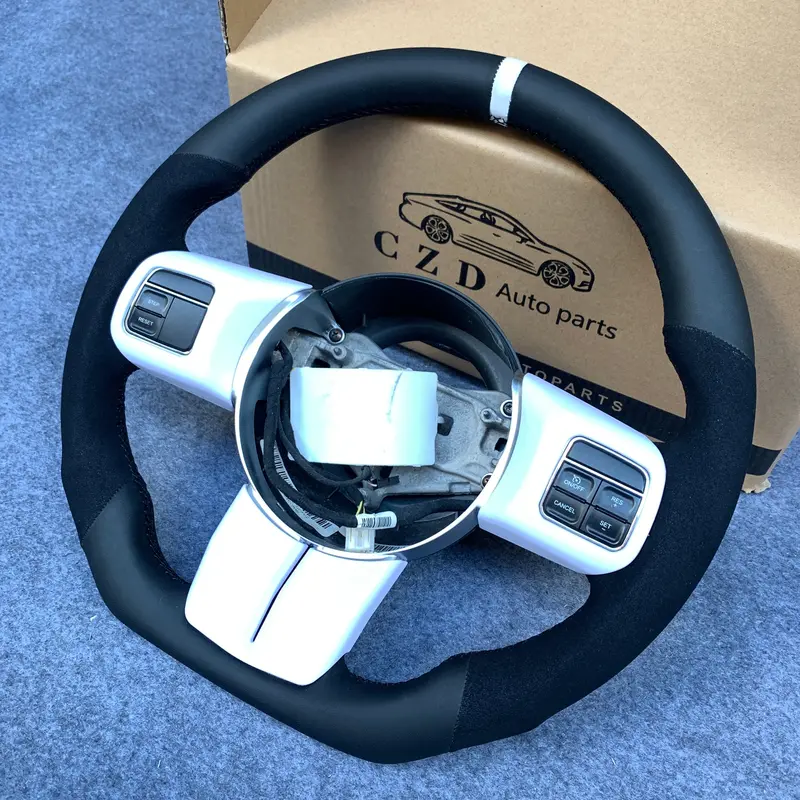 Czd Auto Parts For Jeep Patriot 2011-2016 Carbon Fiber Steering Wheel With Alcantara 1