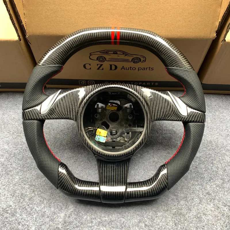 Czd Porsche Boxster/Cayman  2009-2012 Carbon Fiber Steering Wheel 1