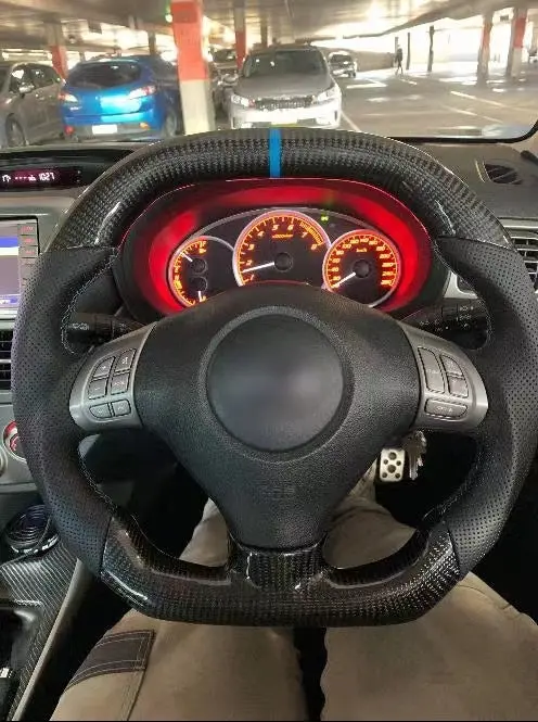 Czd - Subaru Outback 2008-2009 Carbon Fiber Steering Wheel 1