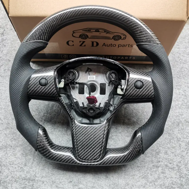 Czd Tesla Model 3  Carbon Fiber Steering Wheel 1