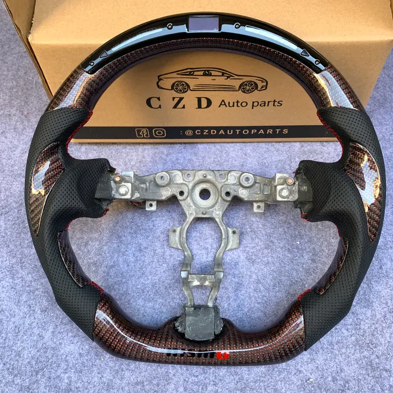 Czd Z34 Steering Wheel Golden Wire Carbon Fiber 1